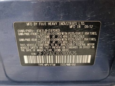 Used 2013 Subaru Crosstrek 2.0i Limited AWD/4WD image 16