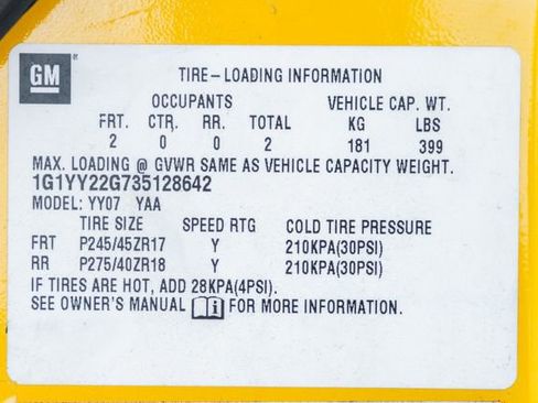 Used 2003 Chevrolet Corvette Coupe w/ Preferred Equipment Group image 84