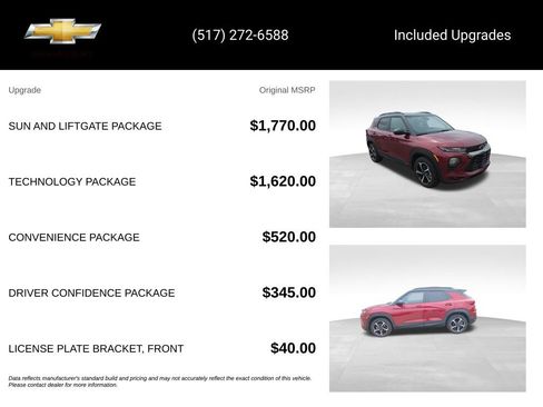 Certified 2023 Chevrolet TrailBlazer RS w/ Sun and Liftgate Package AWD/4WD image 15