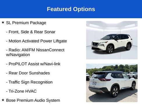 Used 2023 Nissan Rogue SL w/ SL Premium Package AWD/4WD image 3