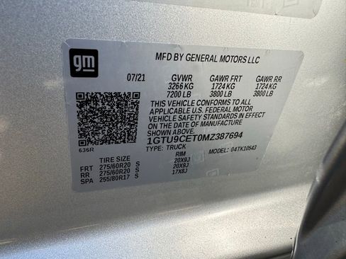 Used 2021 GMC Sierra 1500 Elevation image 31