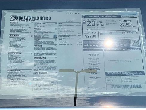 New 2026 Volvo XC90 B6 Plus w/ Protection Package Premier image 25