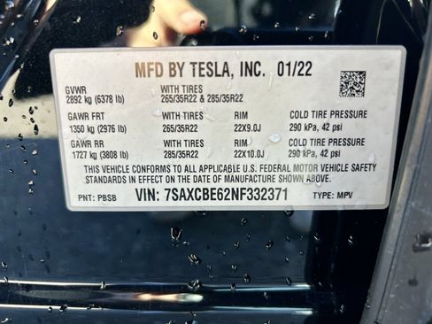 Used 2022 Tesla Model X Plaid image 25