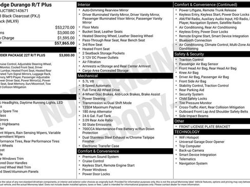 Used 2024 Dodge Durango R/T AWD/4WD image 17