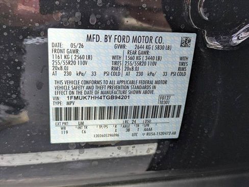 New 2026 Ford Explorer Platinum RWD image 17