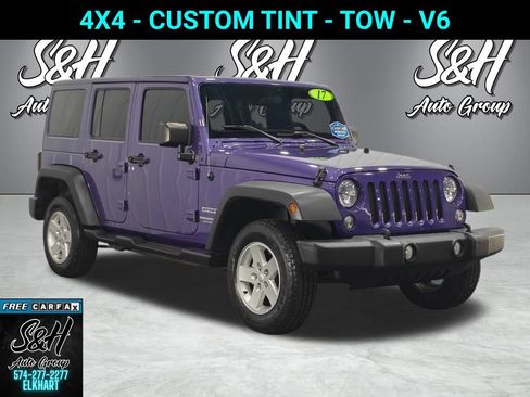 Used 2017 Jeep Wrangler Unlimited Sport w/ Quick Order Package 24S AWD/4WD image 1