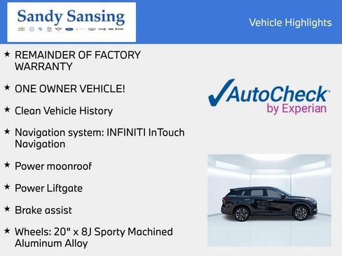 Used 2023 INFINITI QX60 Luxe w/ Cargo Package FWD image 8