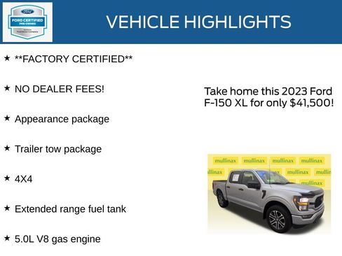 Used 2023 Ford F150 XL w/ STX Appearance Package AWD/4WD image 11