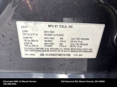 Used 2021 Tesla Model Y Performance image 30