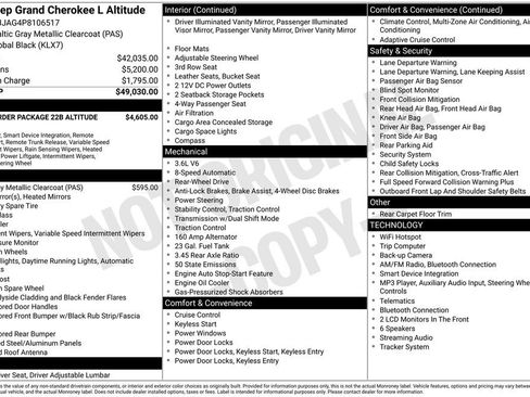 Used 2023 Jeep Grand Cherokee L Laredo RWD image 7
