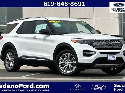 Certified 2023 Ford Explorer Limited w/ Equipment Group 301A AWD/4WD image 1