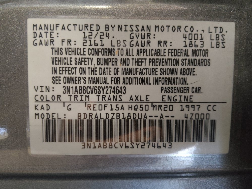 Used 2025 Nissan Sentra SV FWD image 33