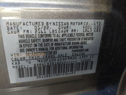 Used 2022 Nissan Sentra SV FWD image 33