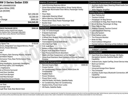 Used 2021 BMW 330i Sedan w/ Convenience Package RWD image 10