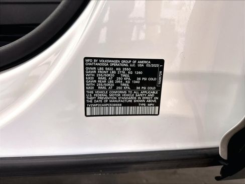 Used 2023 Volkswagen Atlas SE w/ Black Wheel Package FWD image 22