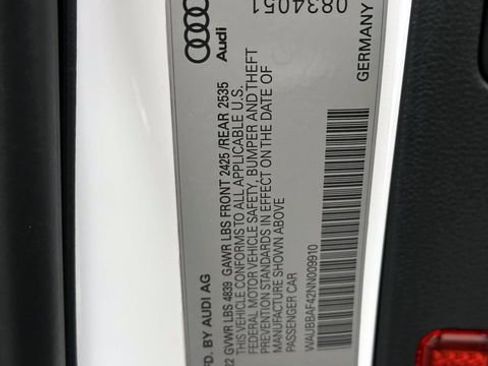 Certified 2022 Audi A4 2.0T Premium Plus w/ Premium Plus Package AWD/4WD image 37