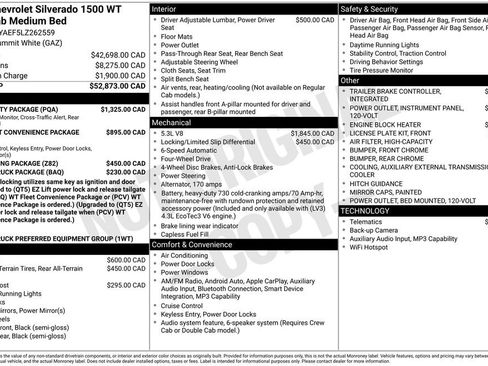 Used 2020 Chevrolet Silverado 1500 W/T w/ WT Safety Package AWD/4WD image 23