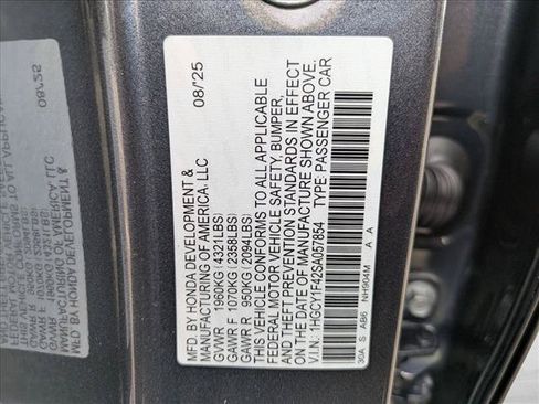 Used 2025 Honda Accord SE image 21
