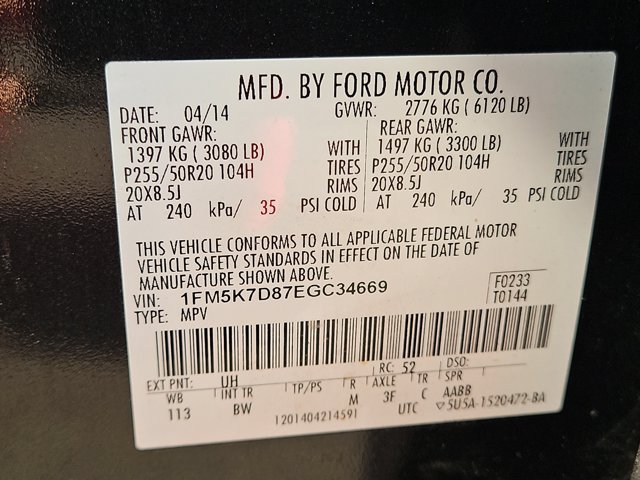 Used 2014 Ford Explorer XLT w/ Equipment Group 202A FWD image 12