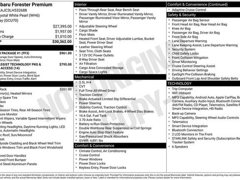Used 2020 Subaru Forester Premium w/ Popular Package #1 AWD/4WD image 3