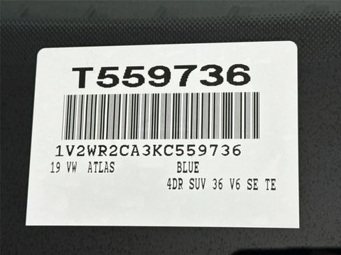 Used 2019 Volkswagen Atlas SE w/ Towing Package image 46