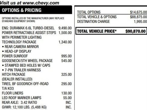 Certified 2025 Chevrolet Silverado 3500 High Country w/ Technology Package image 3