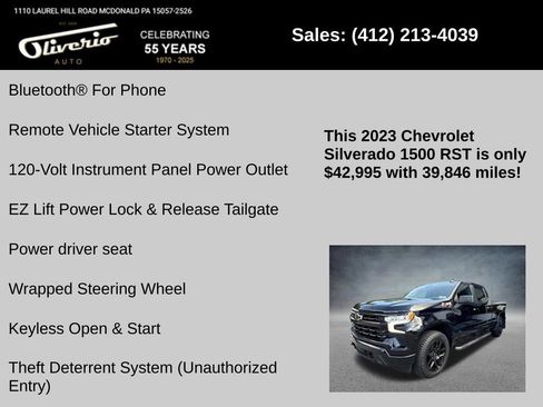 Used 2023 Chevrolet Silverado 1500 RST AWD/4WD image 21