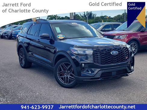 Certified 2025 Ford Explorer ST w/ Sun And Sound Package RWD image 1