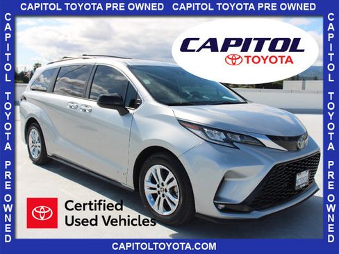 Certified 2021 Toyota Sienna XSE w/ XSE Plus Package AWD/4WD image 1