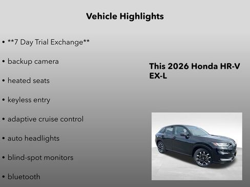 New 2026 Honda HR-V EX-L image 5