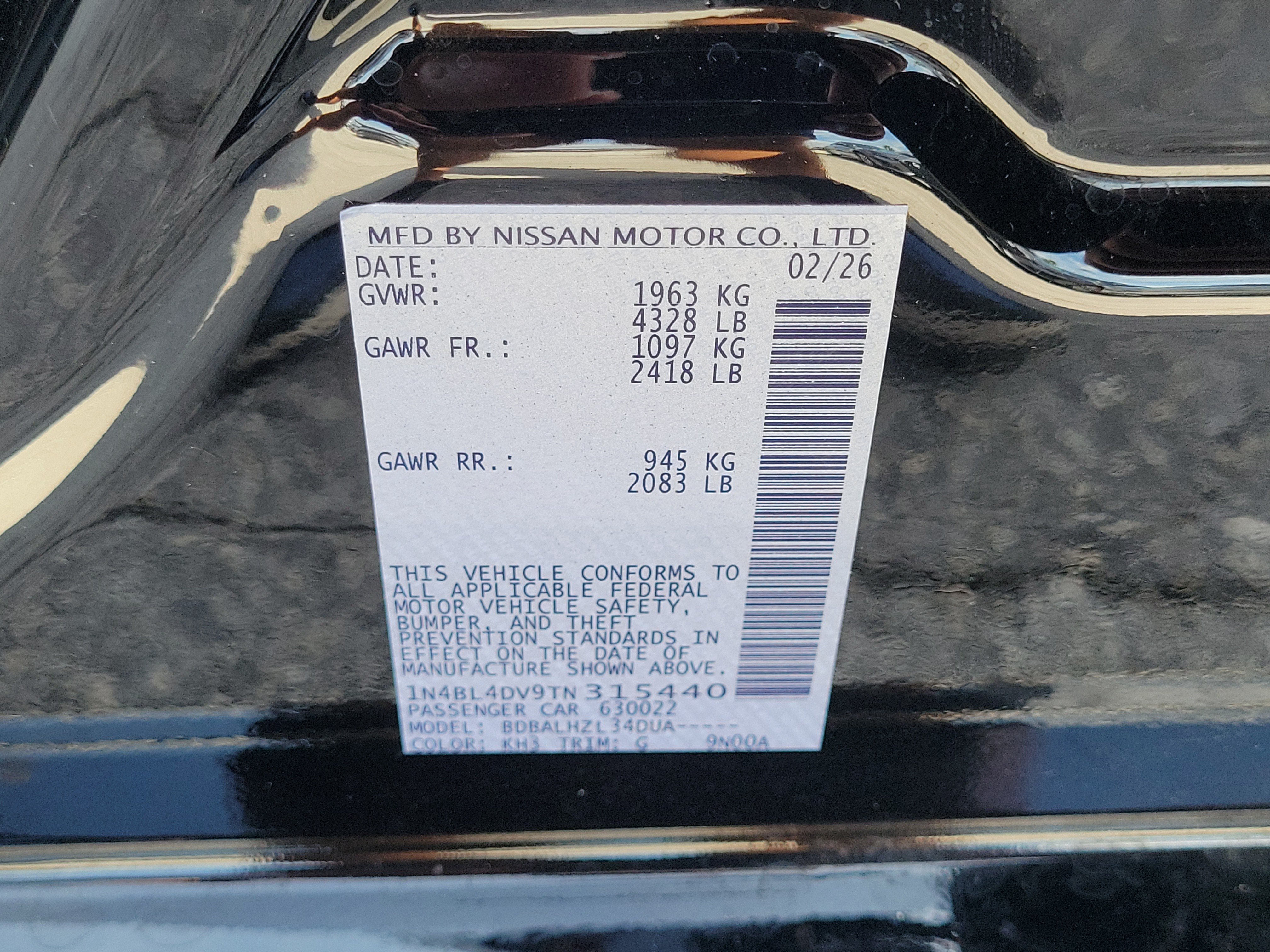 Certified 2026 Nissan Altima 2.5 SV FWD image 25