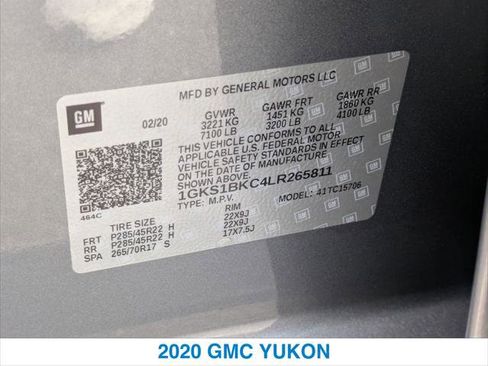 Used 2020 GMC Yukon SLT w/ Open Road Package RWD image 26