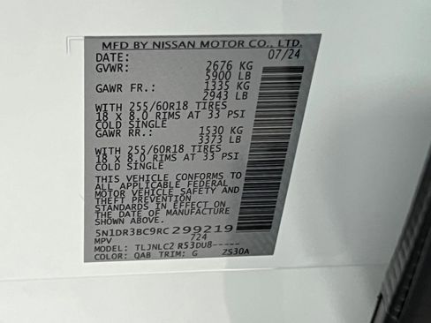 Used 2024 Nissan Pathfinder SV image 37