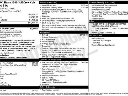 Used 2018 GMC Sierra 1500 SLE w/ SLE Value Package image 8