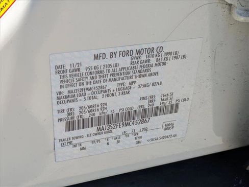 Certified 2021 Ford EcoSport S FWD image 24