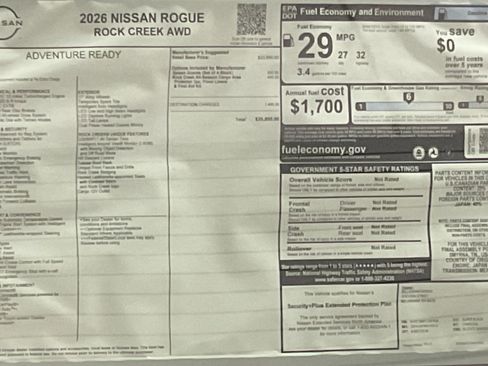 Used 2026 Nissan Rogue Rock Creek image 44