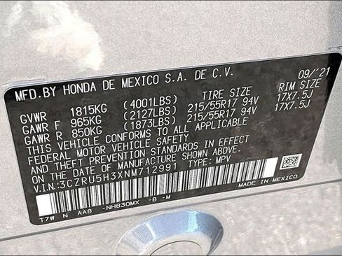 Used 2022 Honda HR-V LX image 18