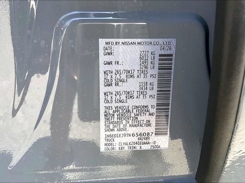 New 2026 Nissan Frontier Pro-X RWD image 16