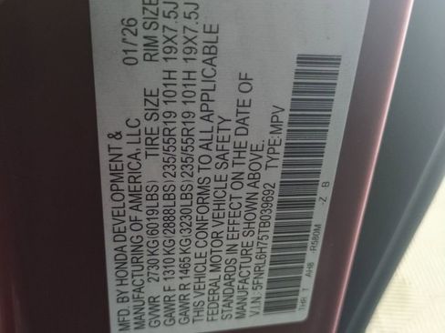 New 2026 Honda Odyssey Sport-L image 29