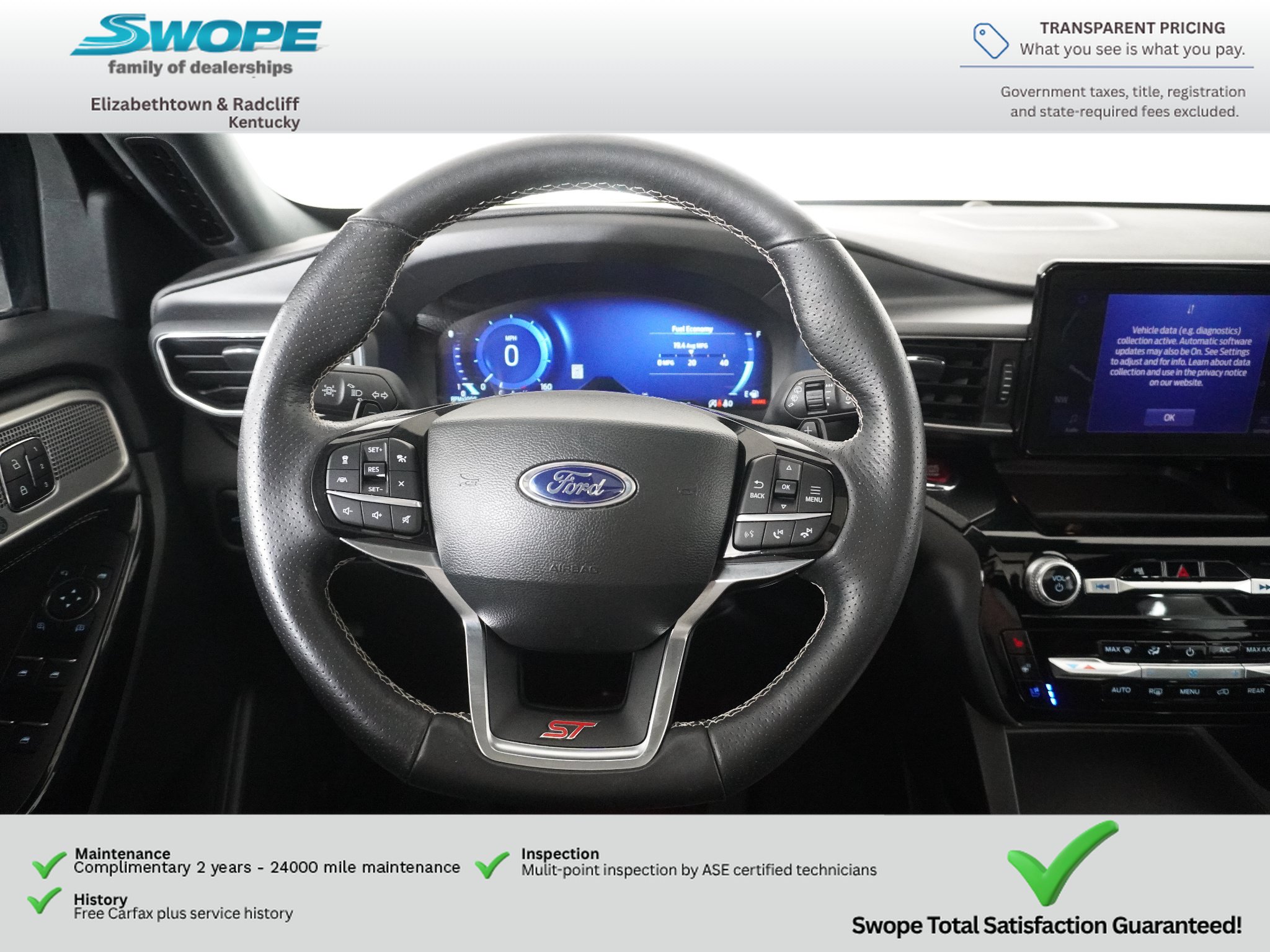 Certified 2023 Ford Explorer ST w/ Equipment Group 401A AWD/4WD image 18