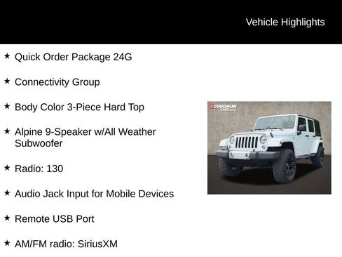 Used 2017 Jeep Wrangler Unlimited Sahara w/ Connectivity Group AWD/4WD image 2
