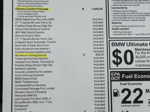 Used 2025 BMW X7 xDrive40i w/ Premium Package AWD/4WD image 61