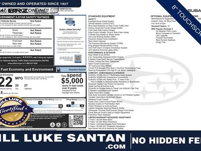 Used 2024 Subaru BRZ Limited w/ Popular Package 2