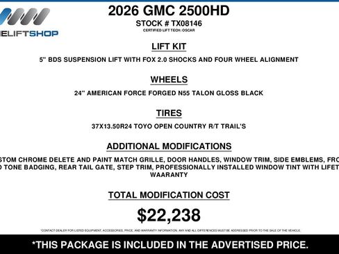 Used 2026 GMC Sierra 2500 Denali Ultimate w/ Max Trailering Package image 2