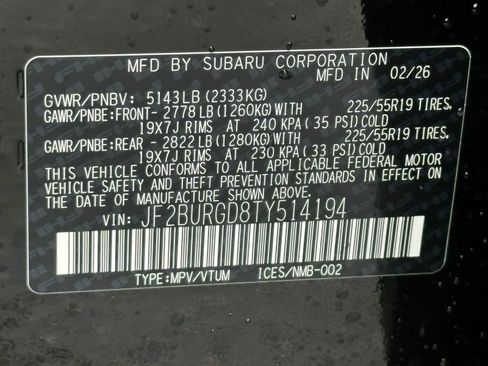 New 2026 Subaru Outback Limited XT AWD/4WD image 33