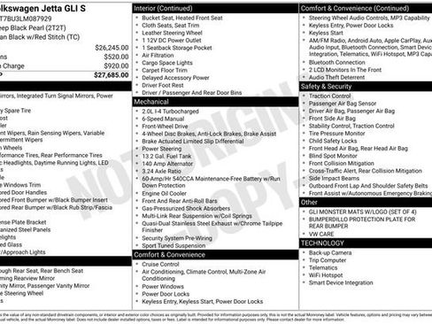 Used 2020 Volkswagen Jetta GLI image 21