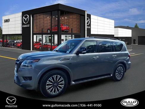 Used 2022 Nissan Armada SL w/ Midnight Edition Package RWD image 1