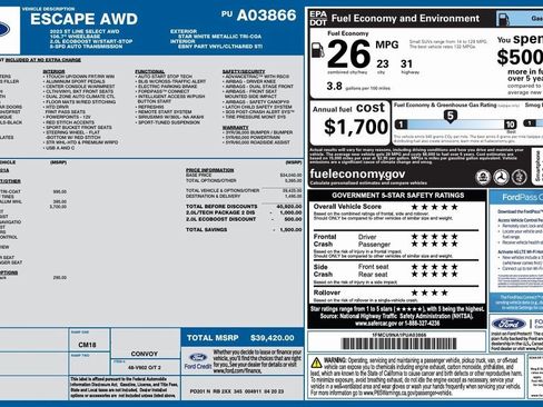 Used 2023 Ford Escape ST-Line Select w/ Tech Pack #2 image 31