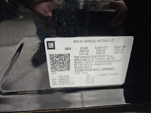 Used 2020 Chevrolet Traverse LT w/ Driver Confidence II Package image 30