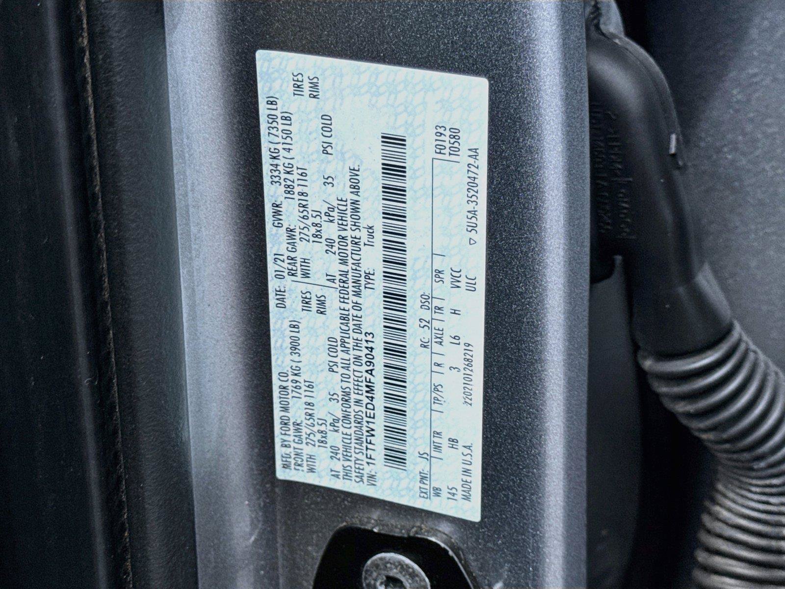 Used 2021 Ford F150 Lariat AWD/4WD image 38